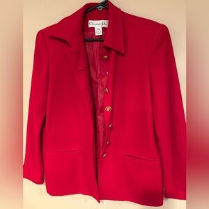 Vintage Christian Dior wool blazer